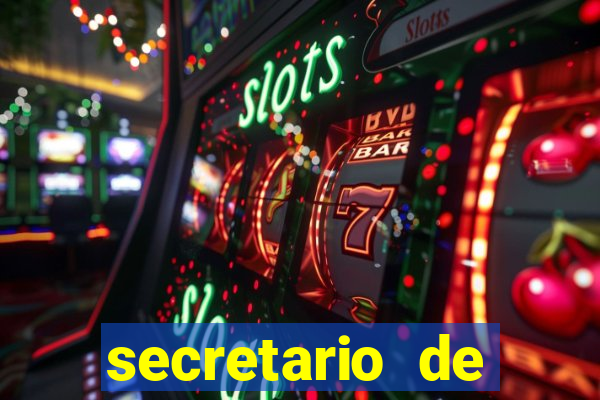 secretario de esporte salario